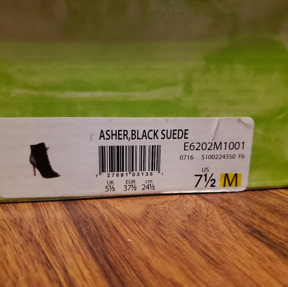 Sam Edelman Suede&Leather Strappy Boot-Heel 7.5 - Picture 5 of 9